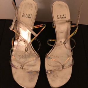 Stuart Weitzman Gold Sandals